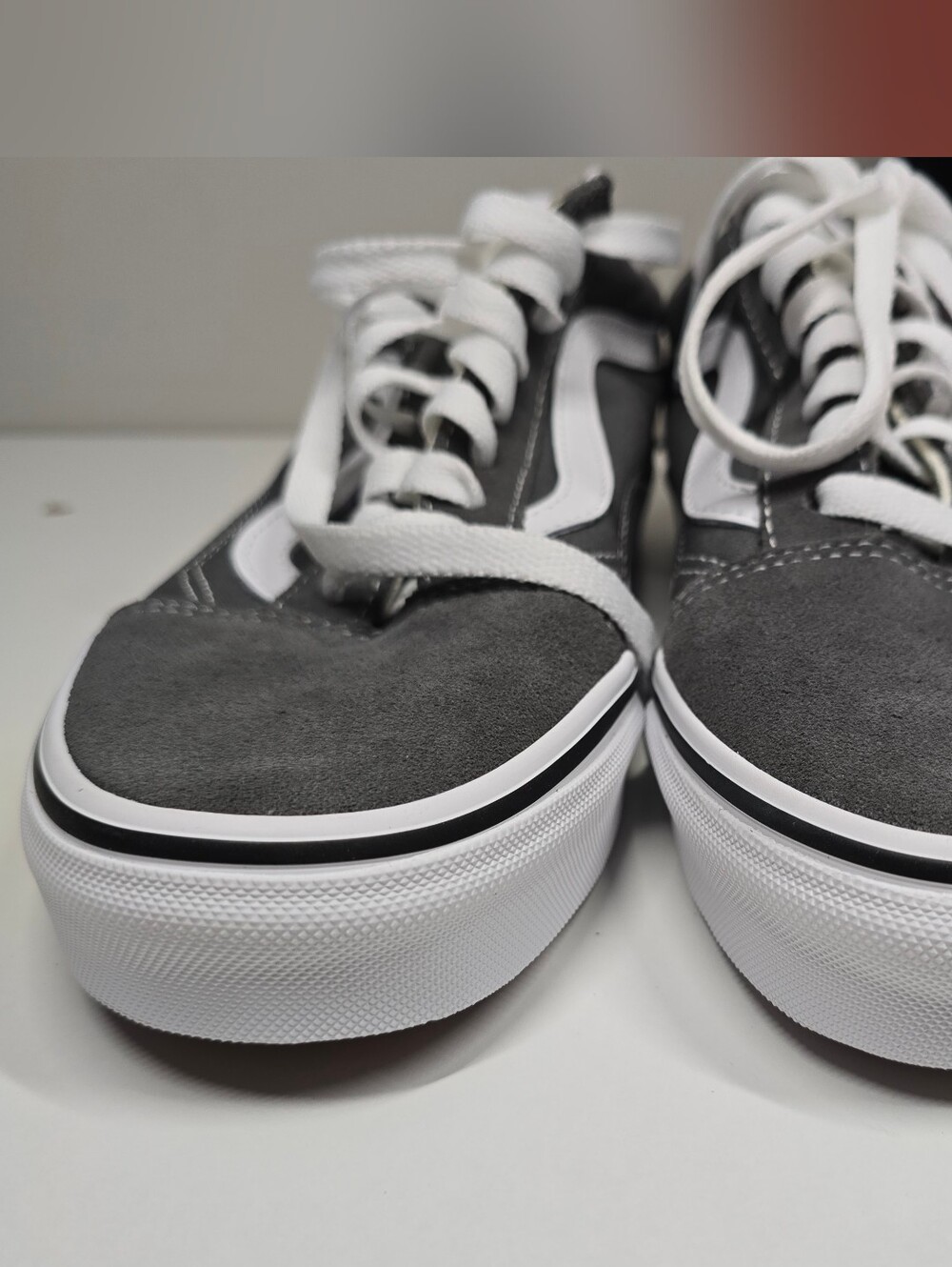 Vans Old Skool Sneakers Pewter/True White Women’s 8.5 NWOT with Box - Picture 13 of 14